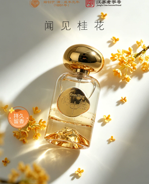 月中桂金風玉露桂花落雨香水女士柑橘持久正品生日禮物